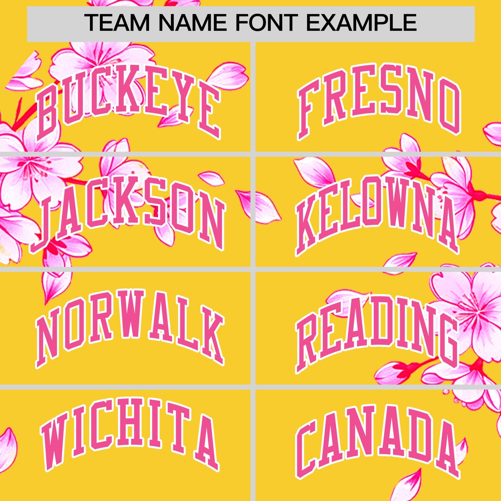 Custom Gold Pink White Cherry Blossoms Personalization Moisture-Wicking T-shirt| KXKSHOP