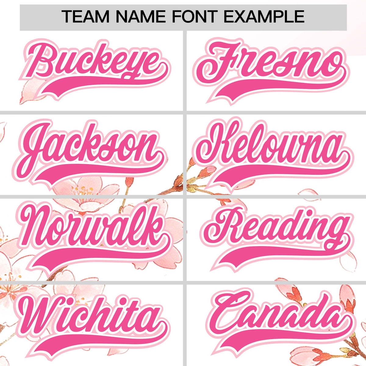 Custom White Pink Light Pink Cherry Blossoms Personalization Moisture-Wicking T-shirt| KXKSHOP