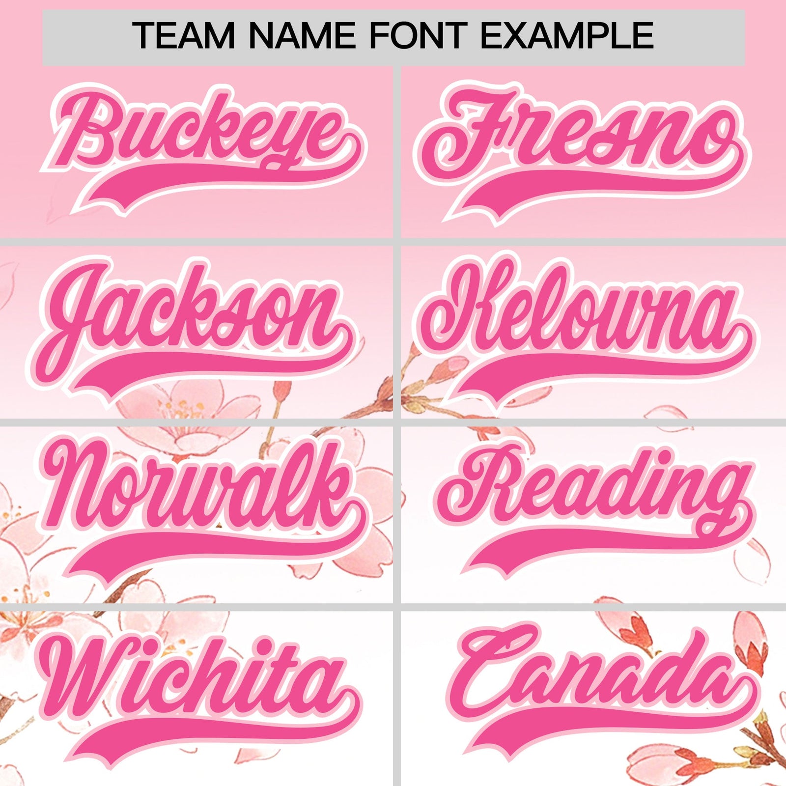 Custom Light Pink White Pink Cherry Blossoms Personalization Moisture-Wicking T-shirt| KXKSHOP