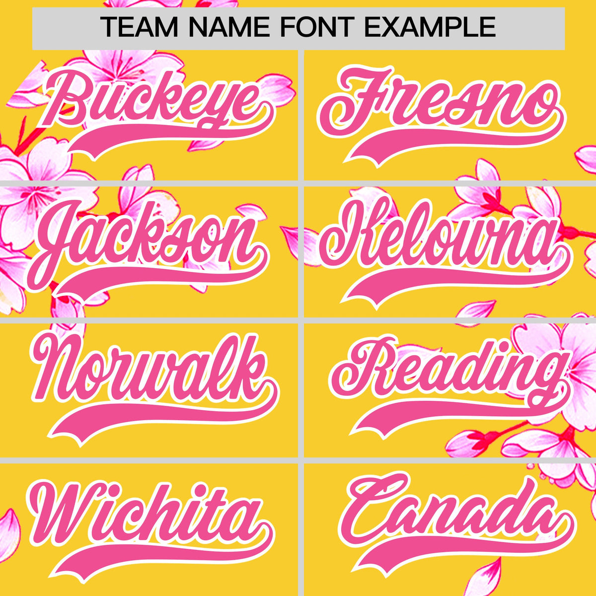 Custom Gold Pink White Cherry Blossoms Personalization Moisture-Wicking T-shirt| KXKSHOP