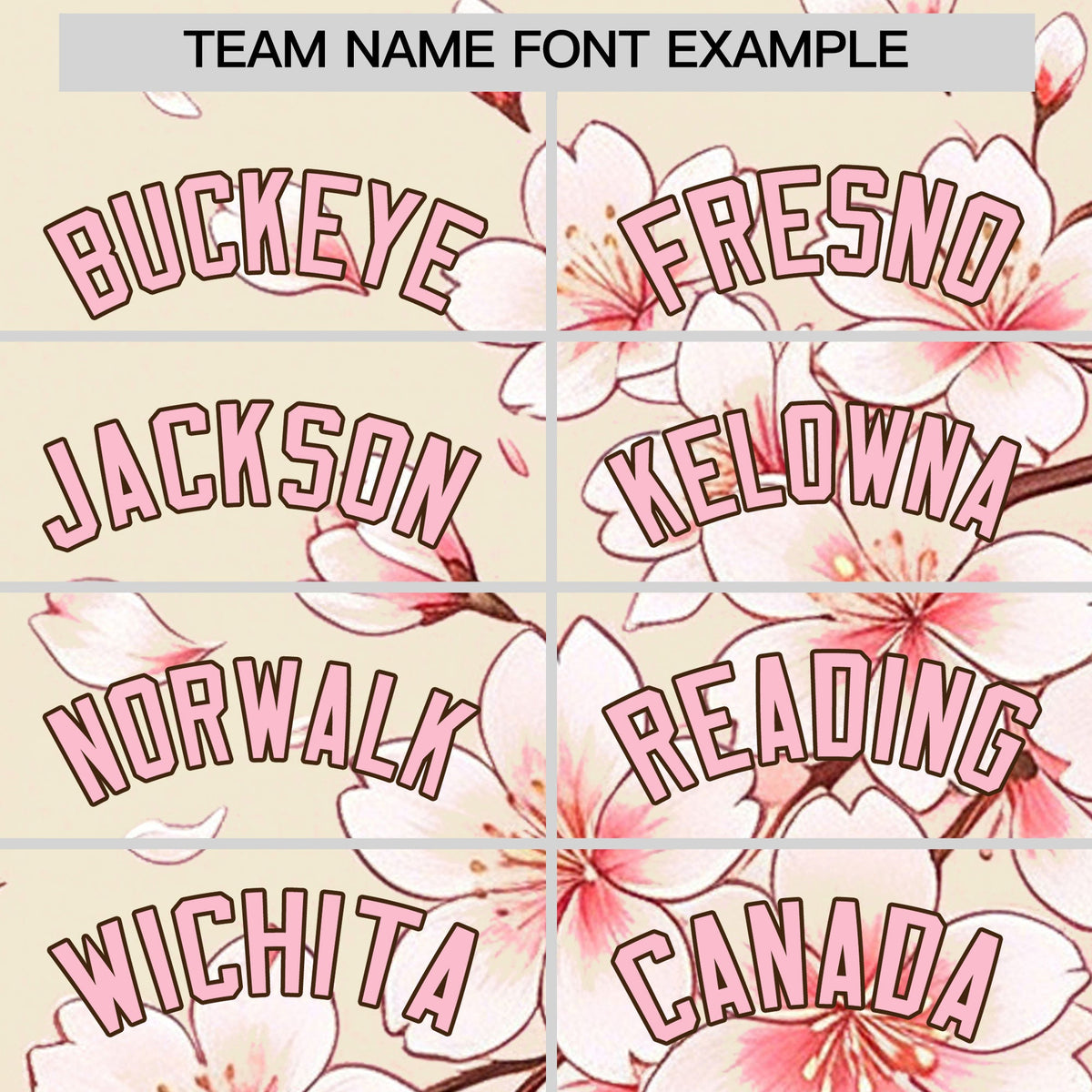 Custom Light Khaki Light Pink Light Brown Cherry Blossoms Personalization Moisture-Wicking T-shirt| KXKSHOP