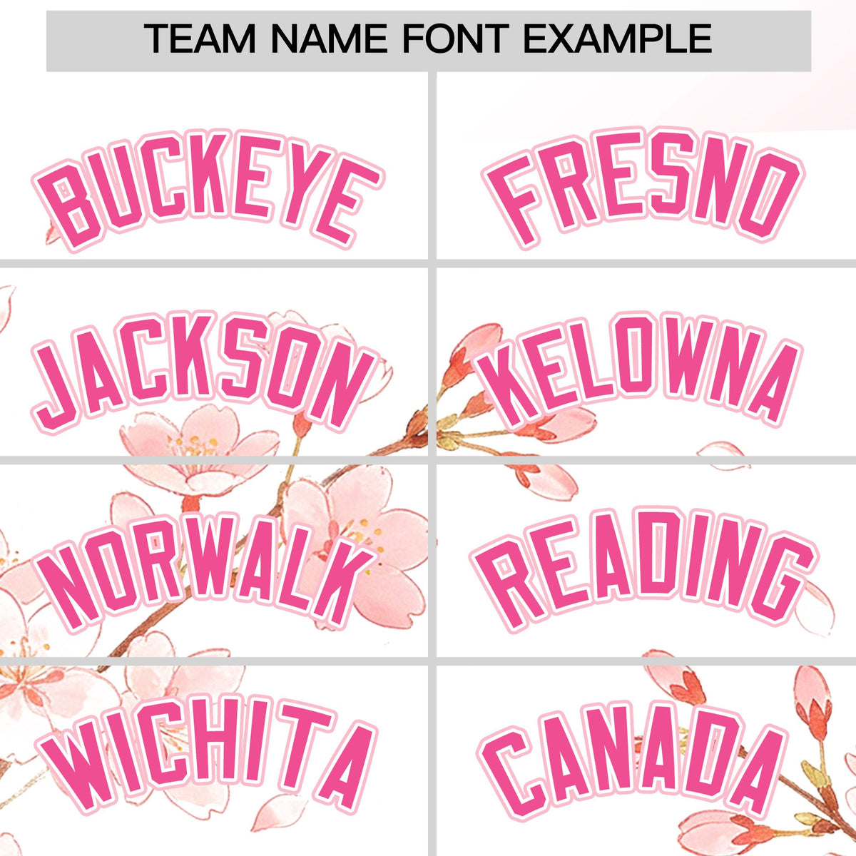 Custom White Pink Light Pink Cherry Blossoms Personalization Moisture-Wicking T-shirt| KXKSHOP