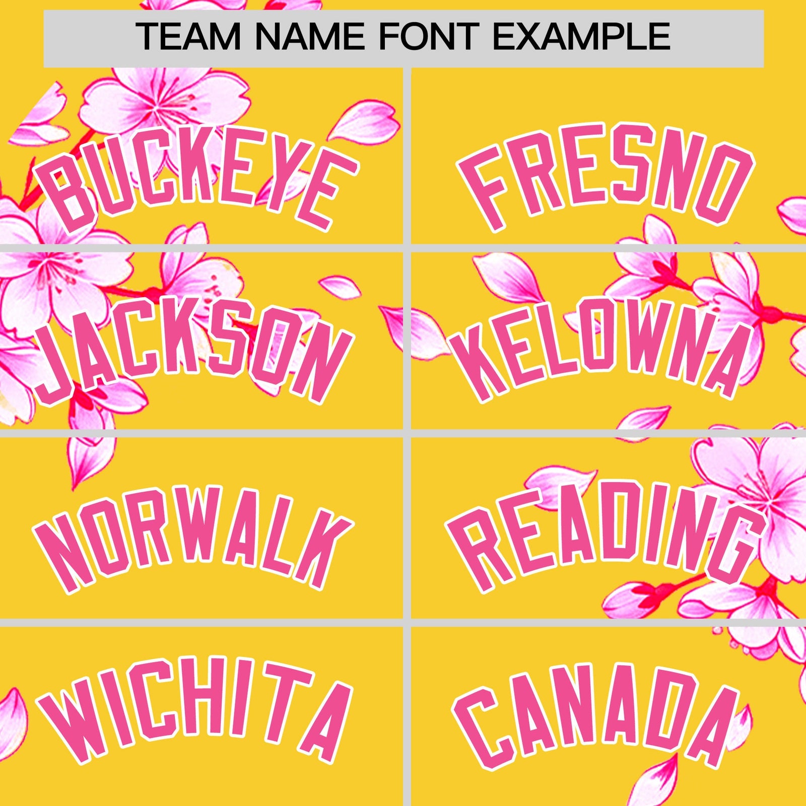 Custom Gold Pink White Cherry Blossoms Personalization Moisture-Wicking T-shirt| KXKSHOP