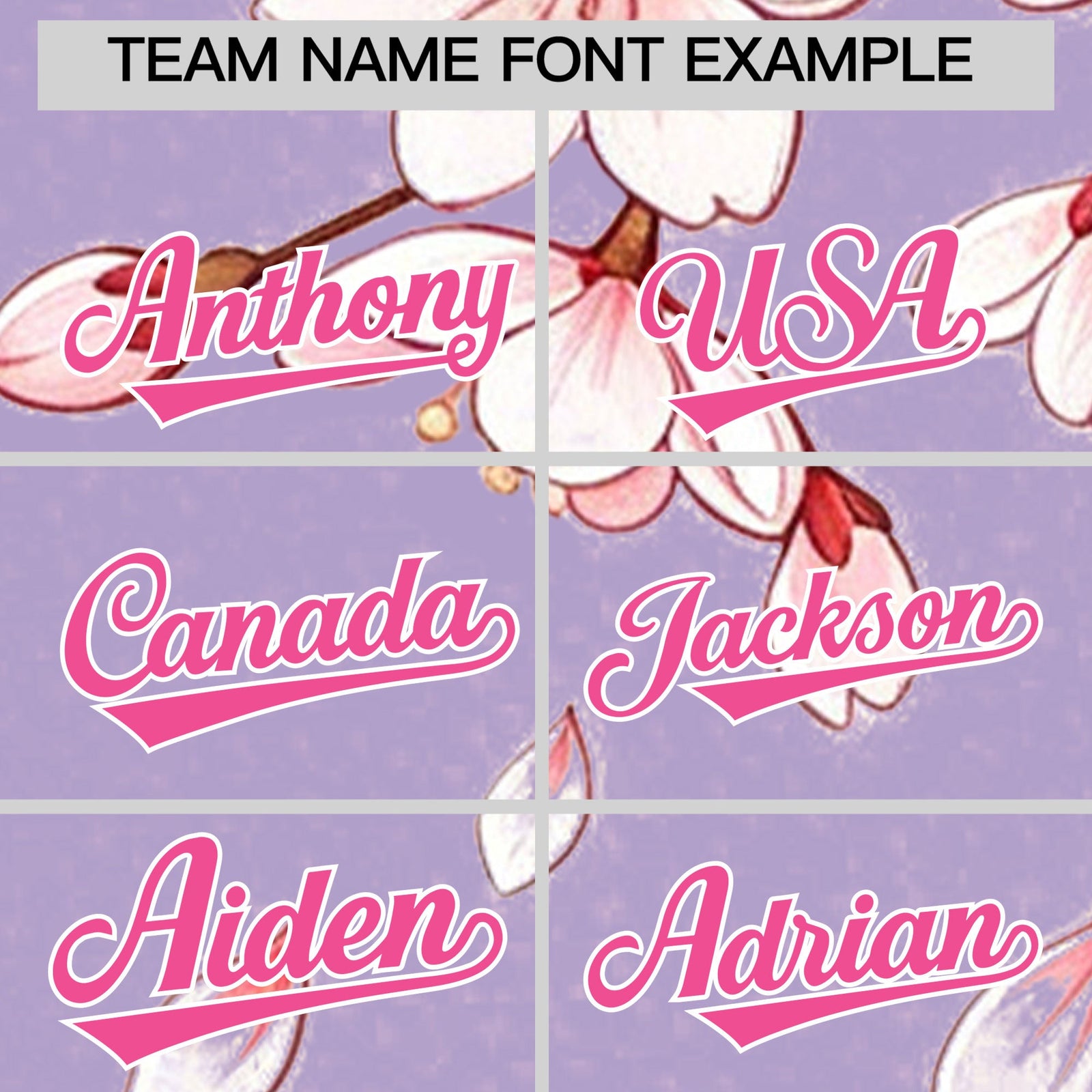 Custom Light Purple Pink White Cherry Blossoms Personalization Stretch Fabric T-shirt| KXKSHOP