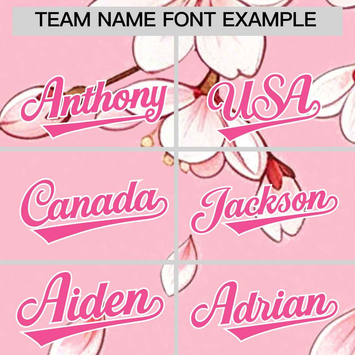 Custom Light Pink White Pink Cherry Blossoms Personalization Moisture-Wicking T-shirt| KXKSHOP
