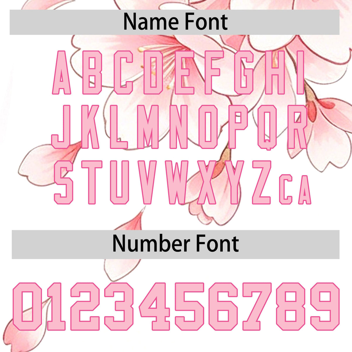 Custom White Light Pink Pink Cherry Blossoms Personalization Moisture-Wicking T-shirt| KXKSHOP