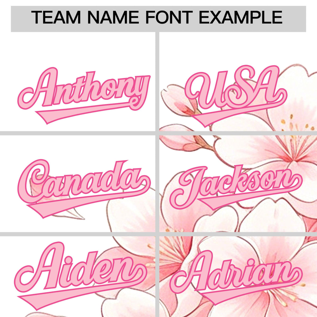 Custom White Light Pink Pink Cherry Blossoms Personalization Moisture-Wicking T-shirt| KXKSHOP