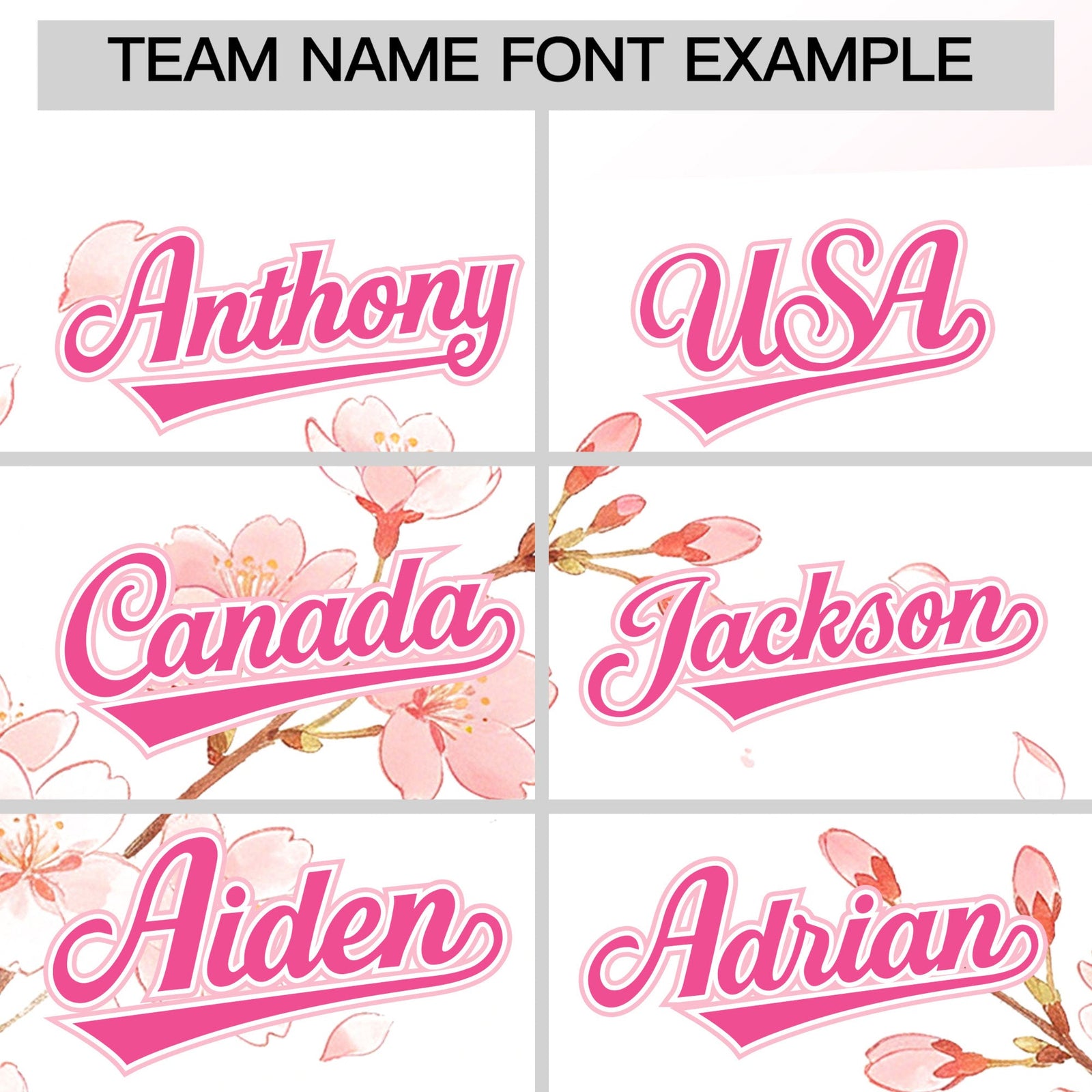 Custom White Pink Light Pink Cherry Blossoms Personalization Moisture-Wicking T-shirt| KXKSHOP