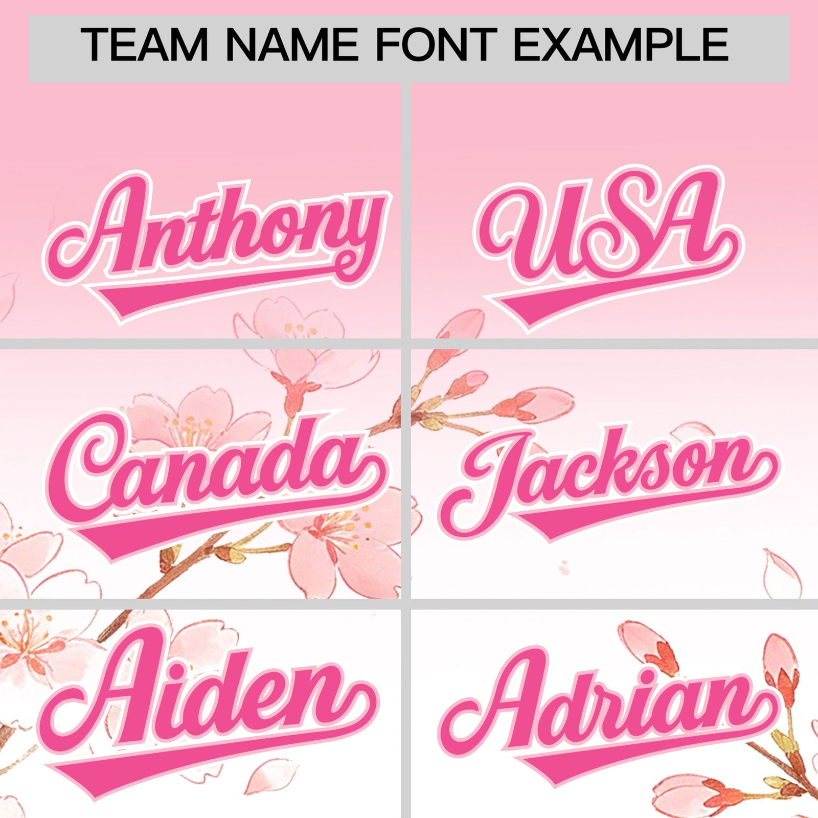 Custom Light Pink White Pink Cherry Blossoms Personalization Moisture-Wicking T-shirt| KXKSHOP