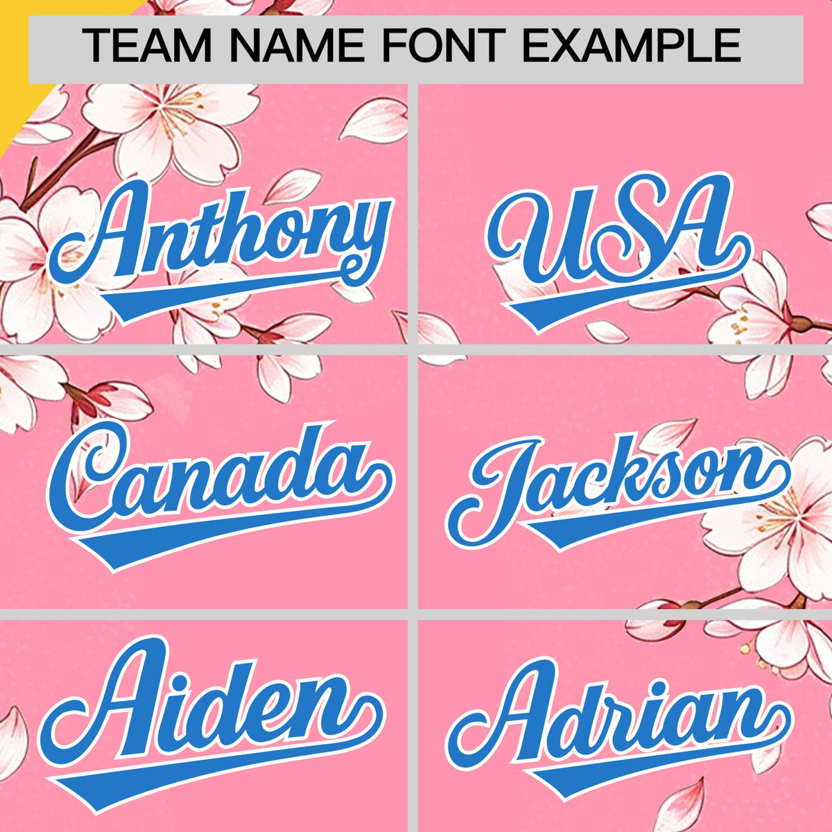 Custom Light Pink Light Blue Gold Cherry Blossoms Personalization Stretch Fabric T-shirt| KXKSHOP