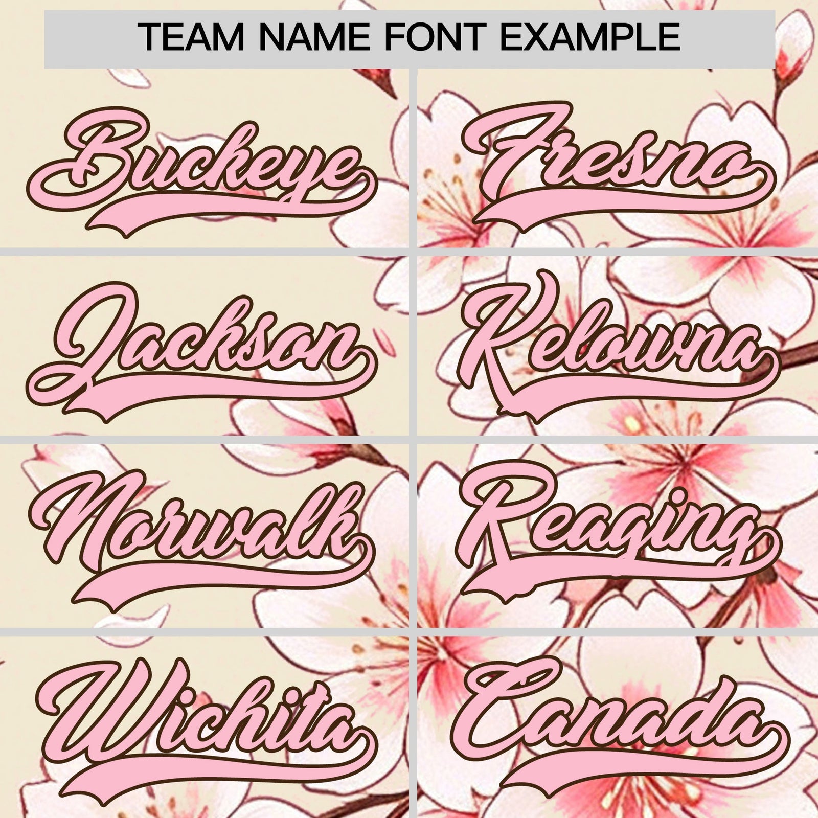 Custom Light Khaki Light Pink Light Brown Cherry Blossoms Personalization Moisture-Wicking T-shirt| KXKSHOP