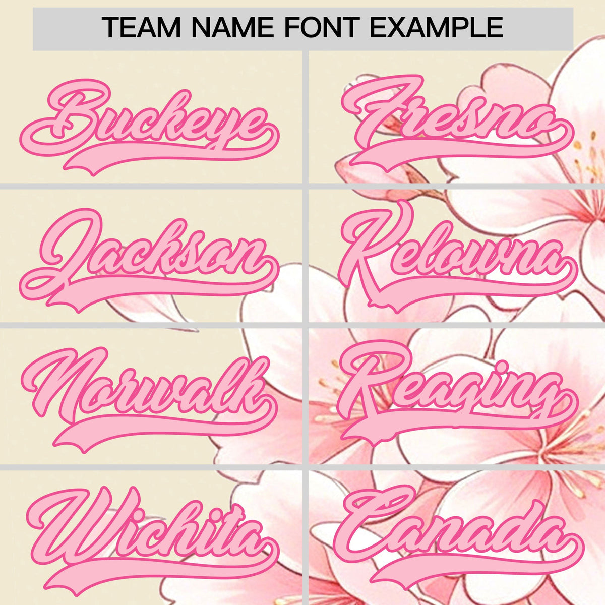 Custom Light Khaki Light Pink Pink Cherry Blossoms Personalization Moisture-Wicking T-shirt| KXKSHOP