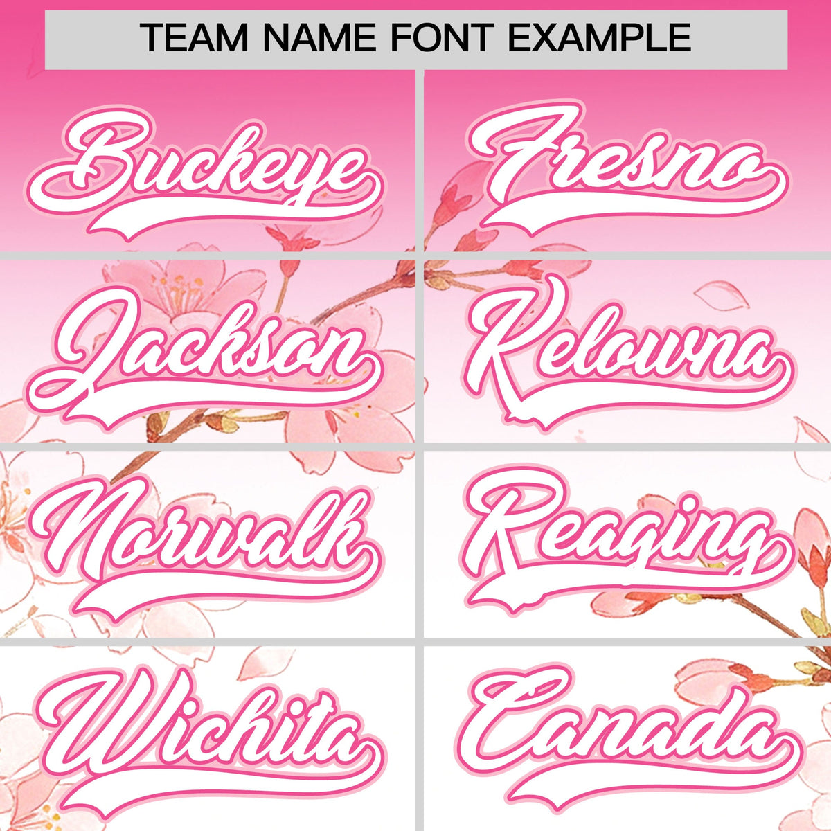Custom Pink White Light Pink Cherry Blossoms Personalization Stretch Fabric T-shirt| KXKSHOP