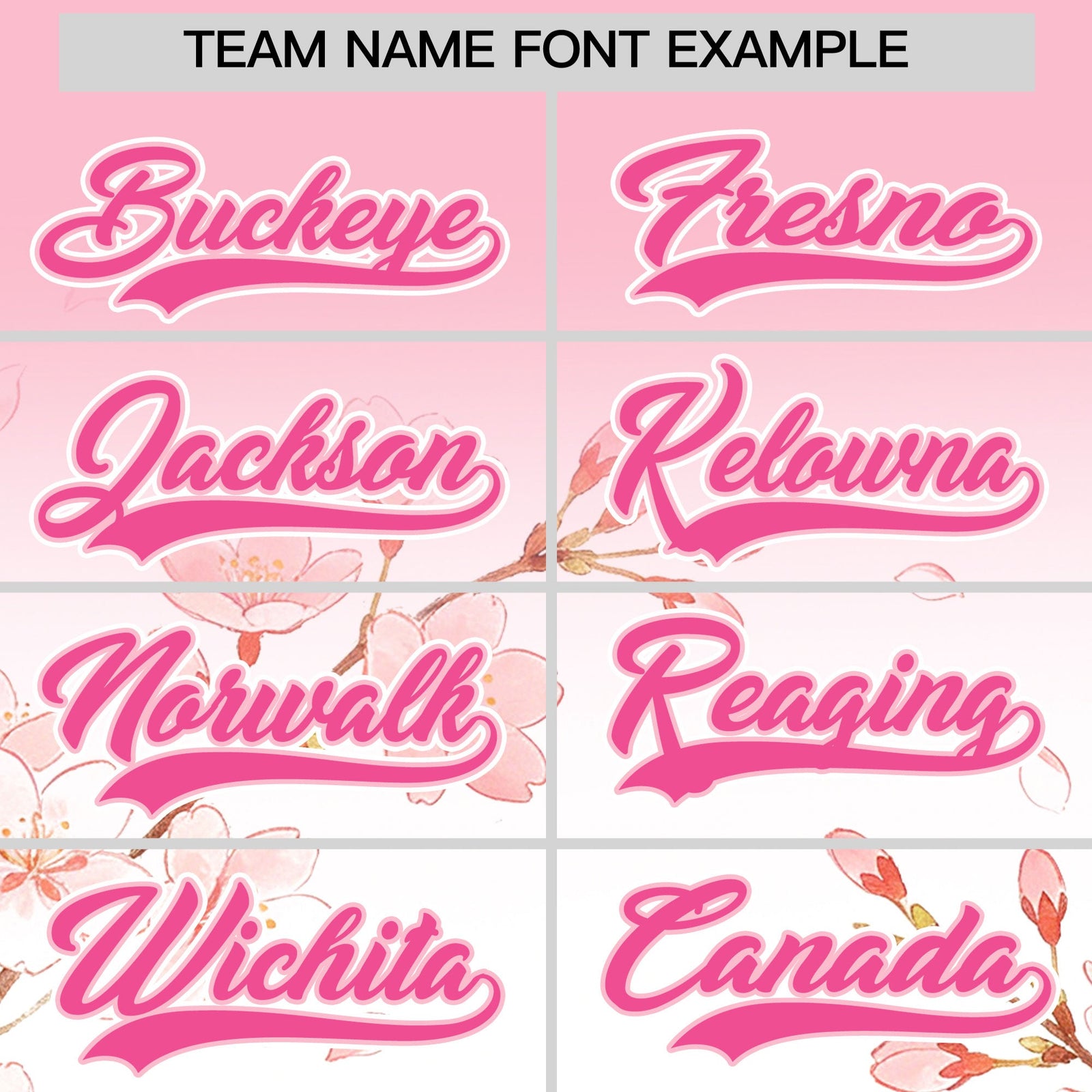 Custom Light Pink White Pink Cherry Blossoms Personalization Moisture-Wicking T-shirt| KXKSHOP