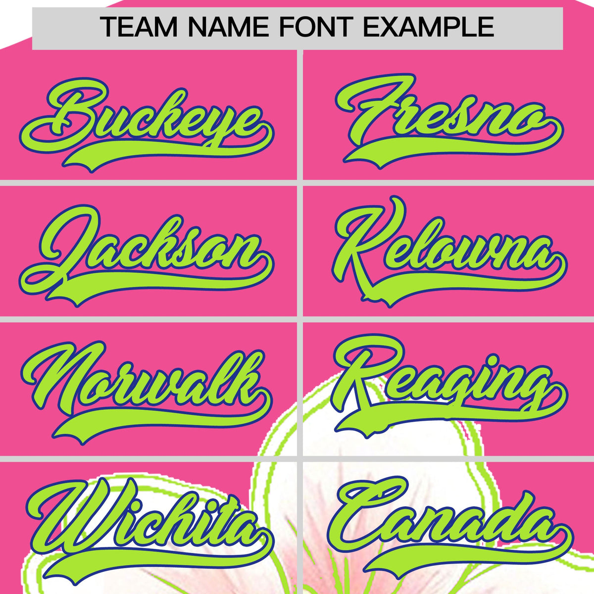 Custom Pink Neon Green Royal Blue Cherry Blossoms Personalization Moisture-Wicking T-shirt| KXKSHOP