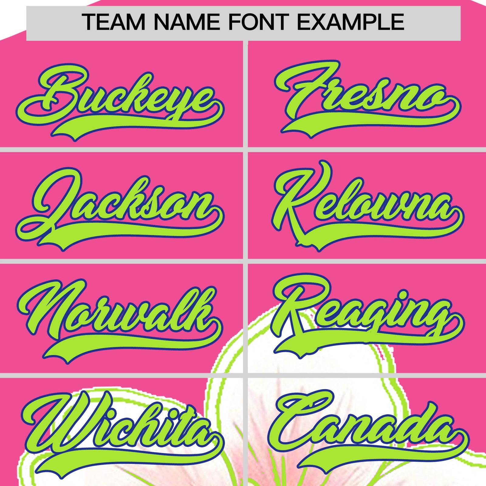 Custom Pink Neon Green Royal Blue Cherry Blossoms Personalization Moisture-Wicking T-shirt| KXKSHOP