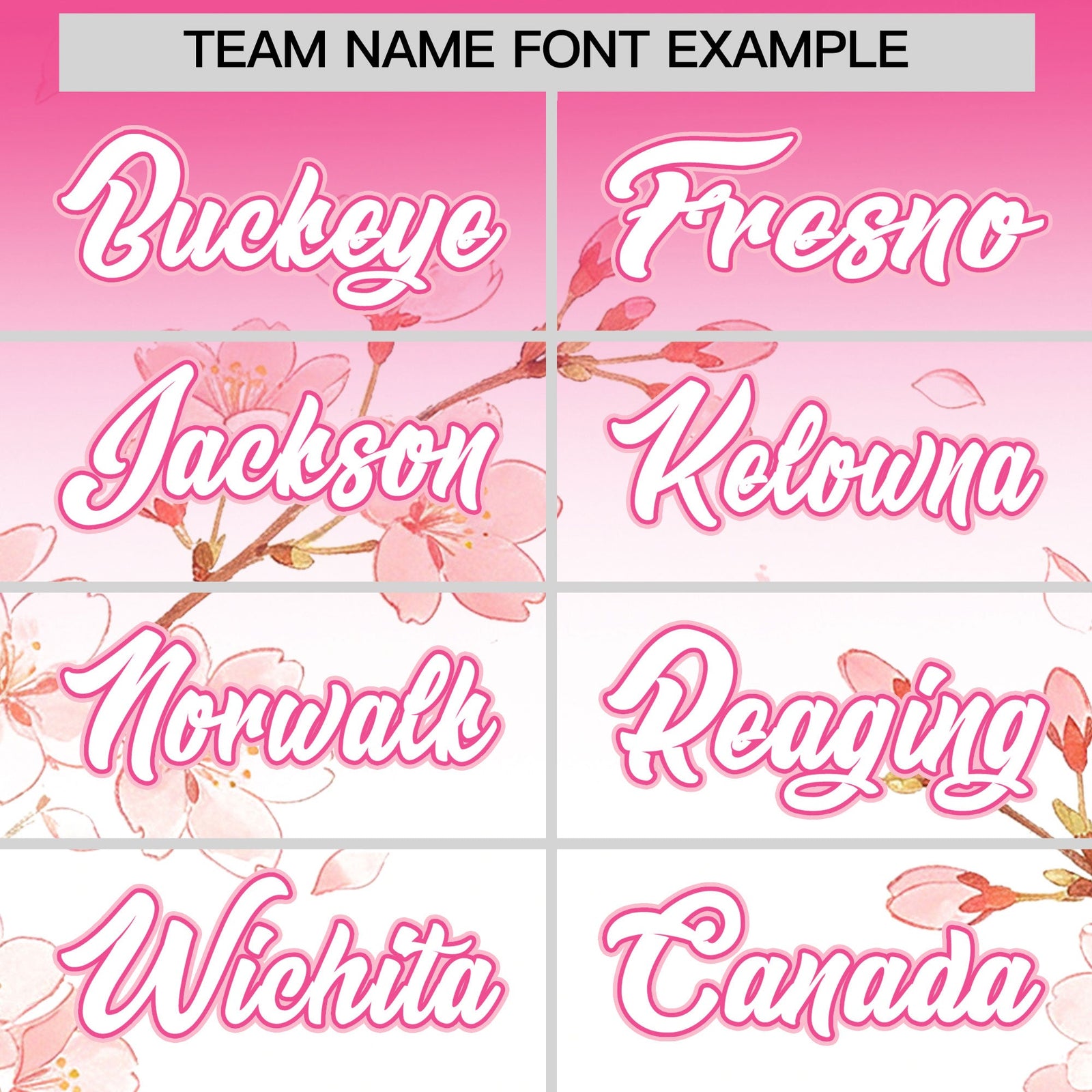 Custom Pink White Light Pink Cherry Blossoms Personalization Stretch Fabric T-shirt| KXKSHOP