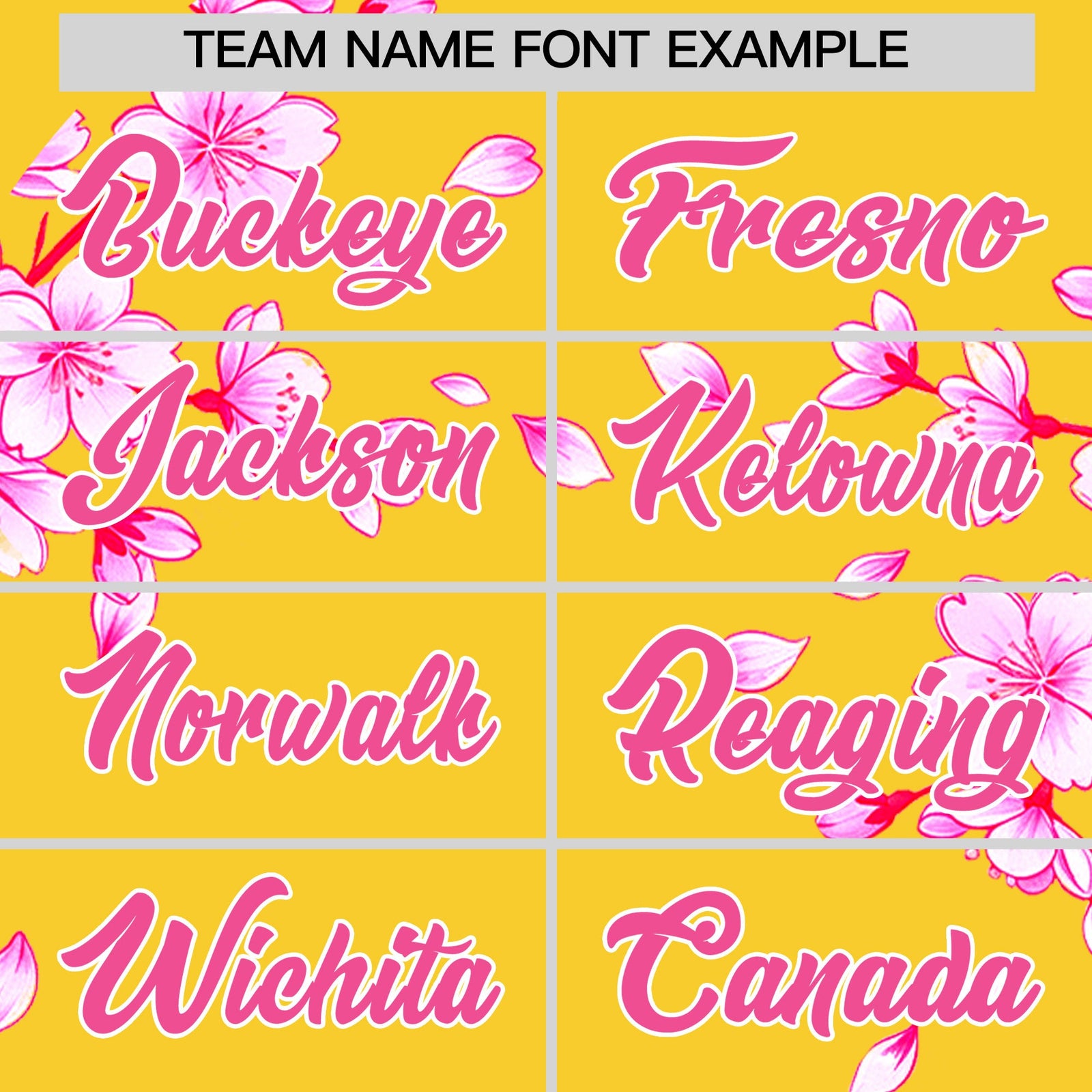 Custom Gold Pink White Cherry Blossoms Personalization Moisture-Wicking T-shirt| KXKSHOP