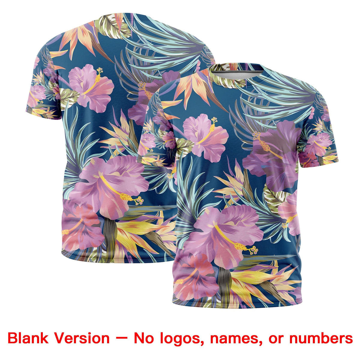 Custom Light Pink White Graffiti Pattern Hawaiian Style T-shirt| KXKSHOP