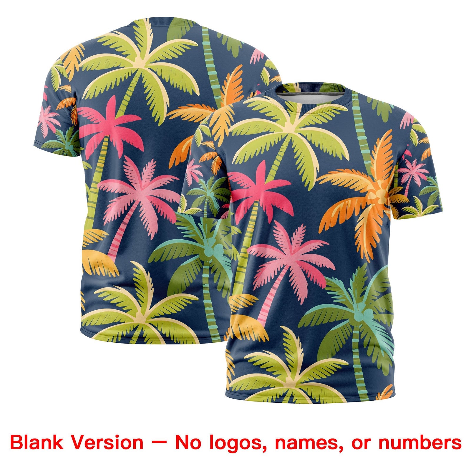 Custom Pink White Graffiti Pattern Hawaiian Style T-shirt| KXKSHOP