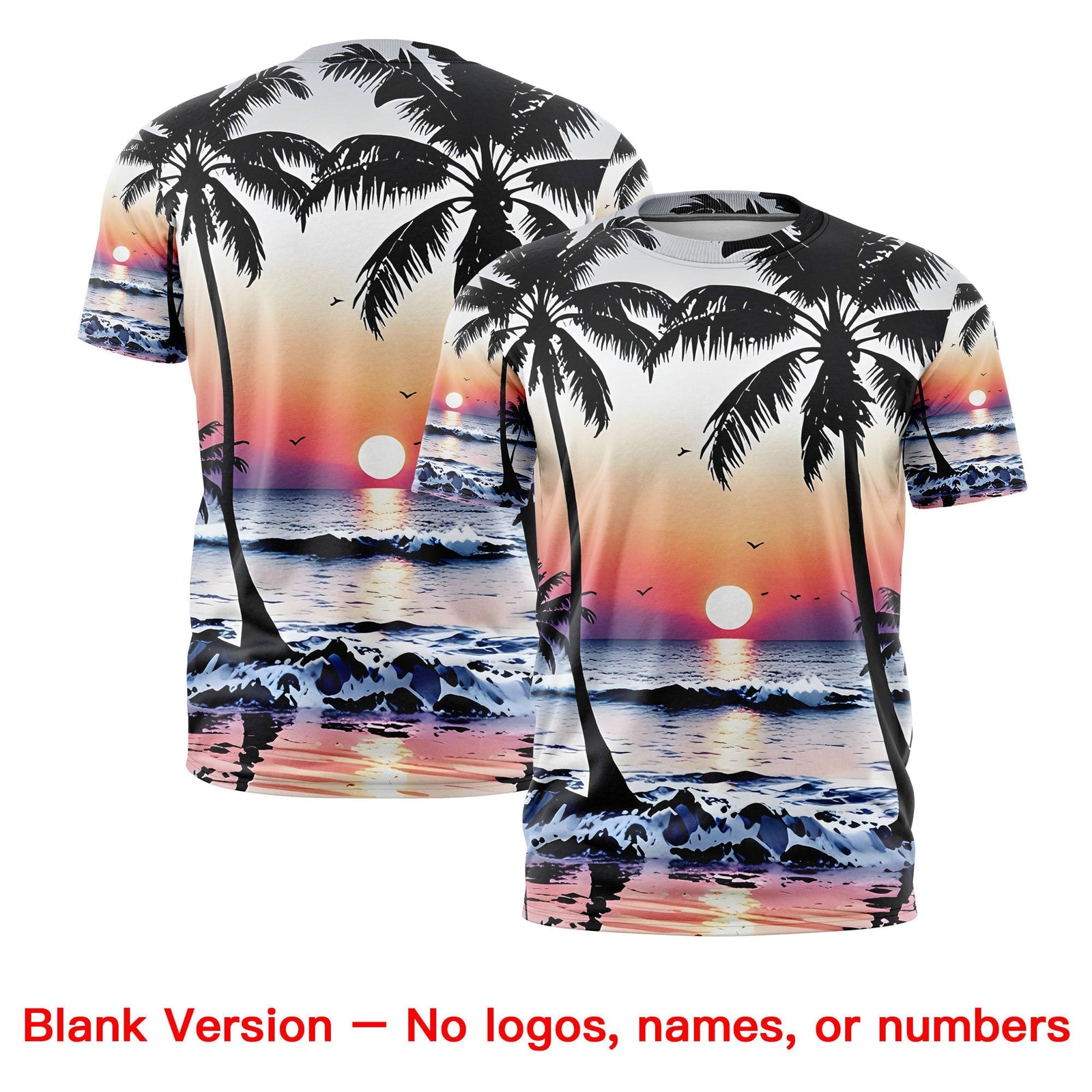 Custom Black White Graffiti Pattern Hawaiian Style T-shirt| KXKSHOP