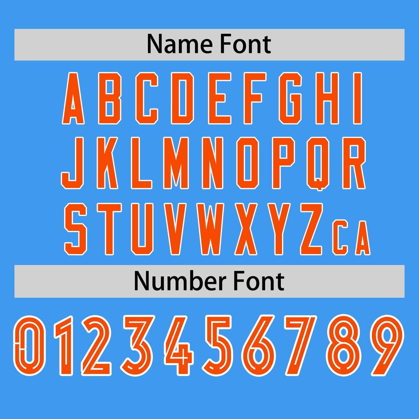 Custom Powder Blue Orange-White Crew Neck Personalized Raglan Long Sleeve Performance T-Shirt