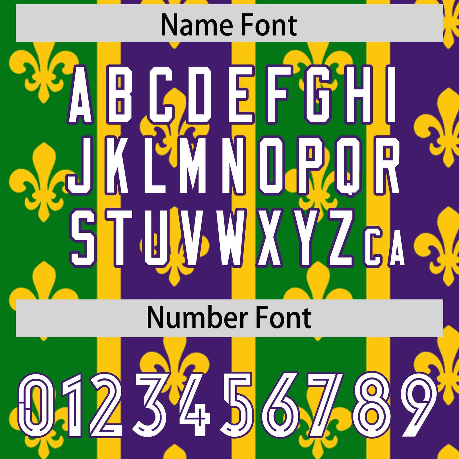 Custom Purple Kelly Green Crew Neck Personalized Mardi Gras Long Sleeve Performance T-shirt | KXKSHOP