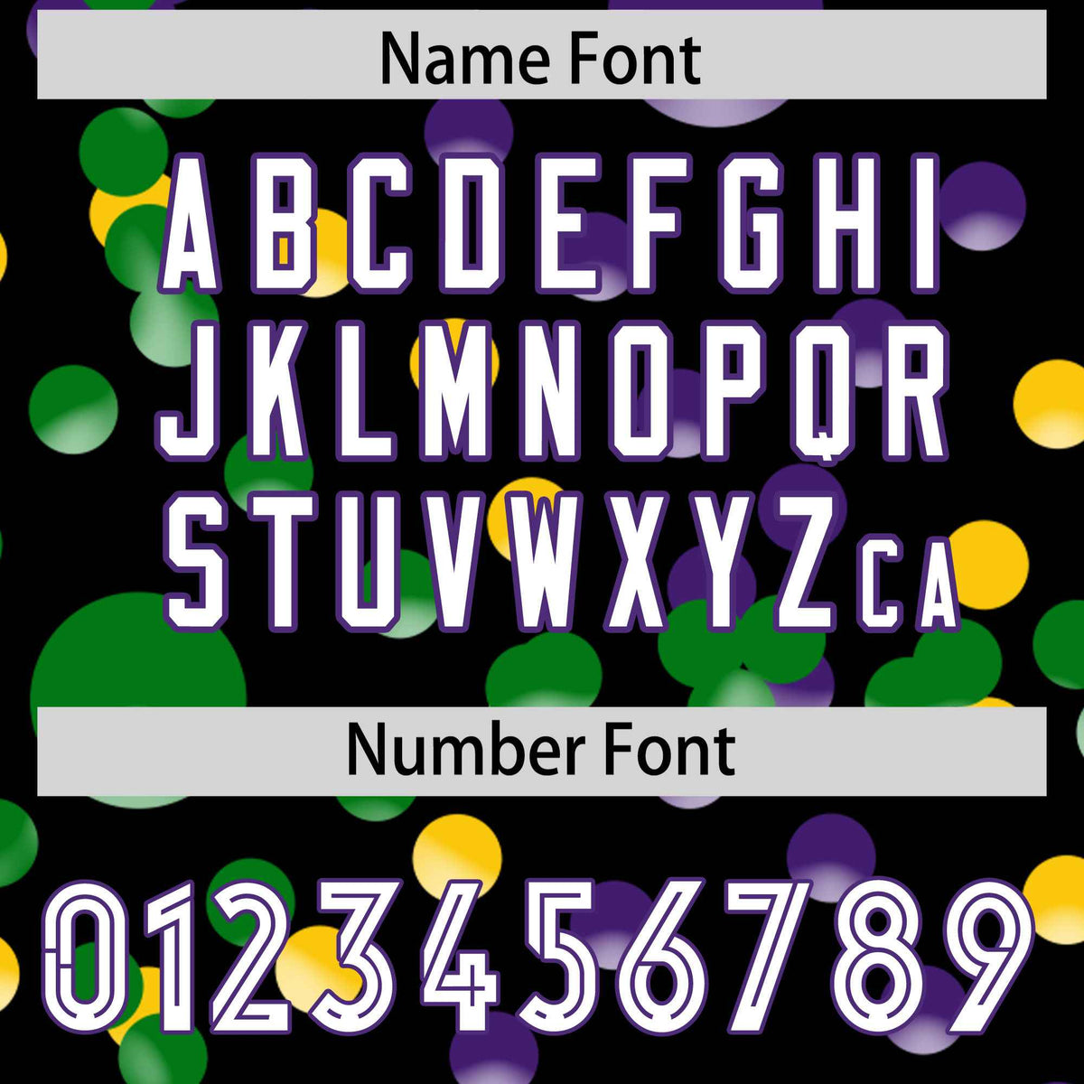 Custom Black Purple Crew Neck Personalized Mardi Gras Long Sleeve Performance T-shirt | KXKSHOP