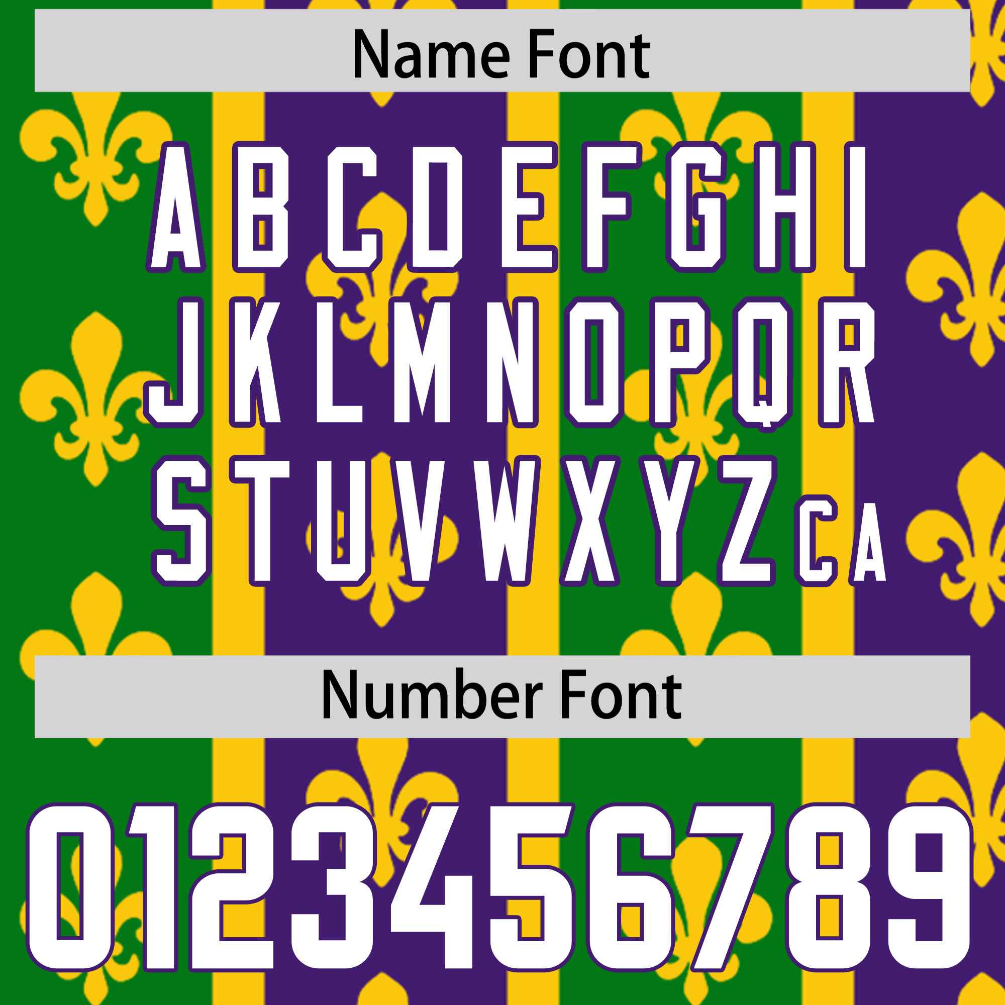 Custom Purple Kelly Green Crew Neck Personalized Mardi Gras Long Sleeve Performance T-shirt | KXKSHOP