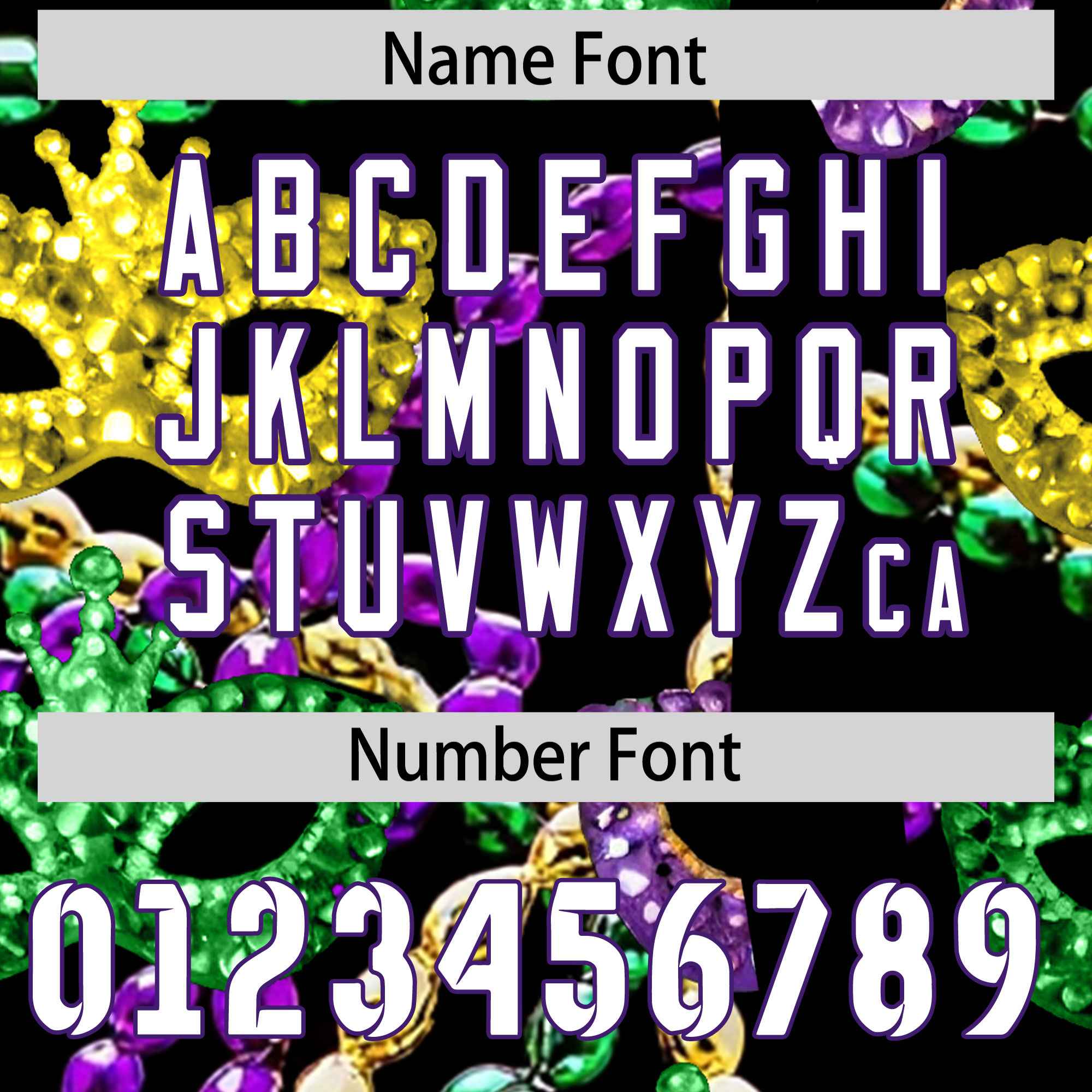 Custom Black White Crew Neck Personalized Mardi Gras Long Sleeve Performance T-shirt | KXKSHOP