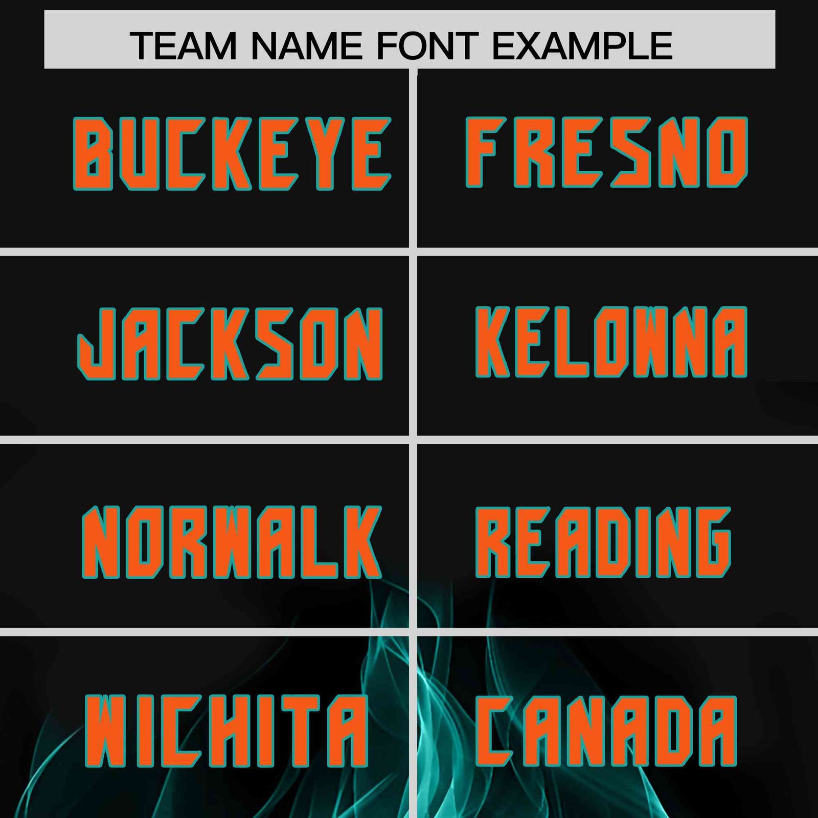 Custom Black Aqua Colorful Flame Pattern Long Sleeve Performance T-Shirt