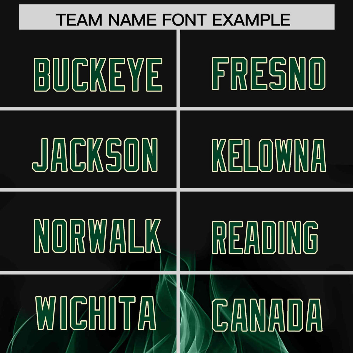 Custom Black Green Colorful Flame Pattern Long Sleeve Performance T-Shirt