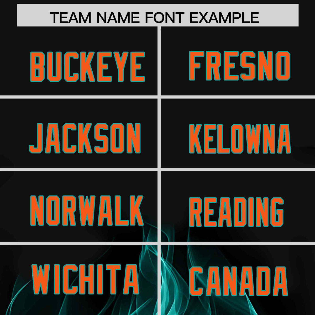 Custom Black Aqua Colorful Flame Pattern Long Sleeve Performance T-Shirt