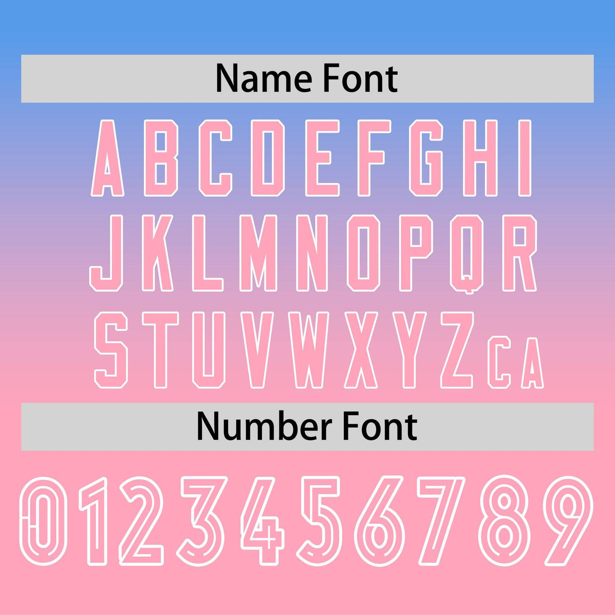 Custom Powder Blue-Light Pink Gradient Fashion Design Long Sleeve Performance T-Shirt