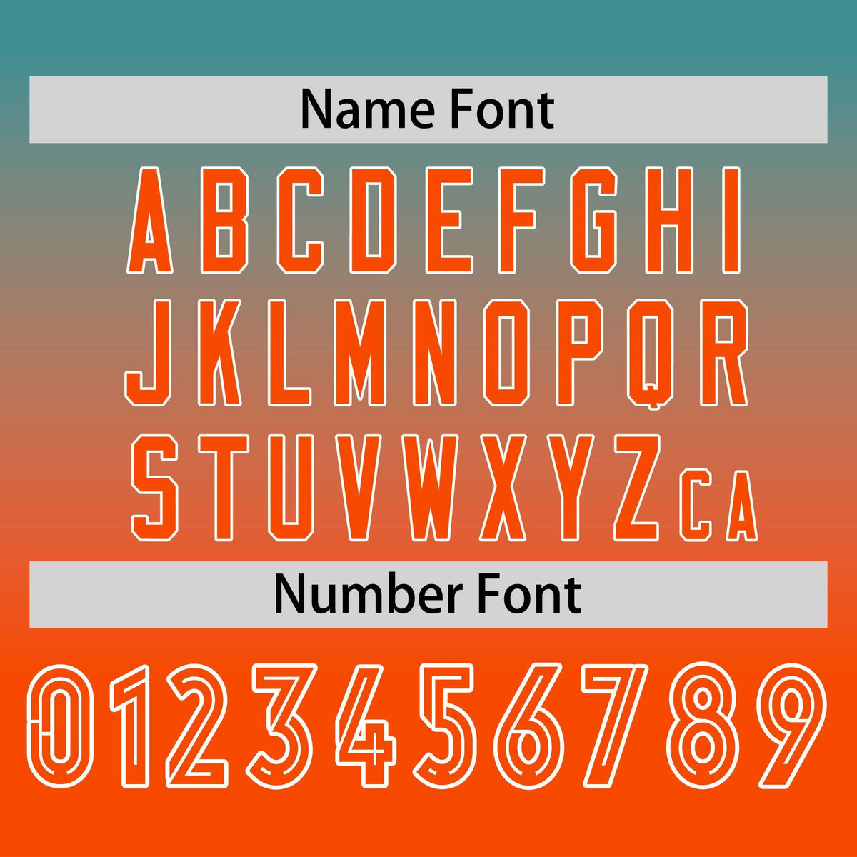 Custom Aqua-Orange Gradient Fashion Design Long Sleeve Performance T-Shirt