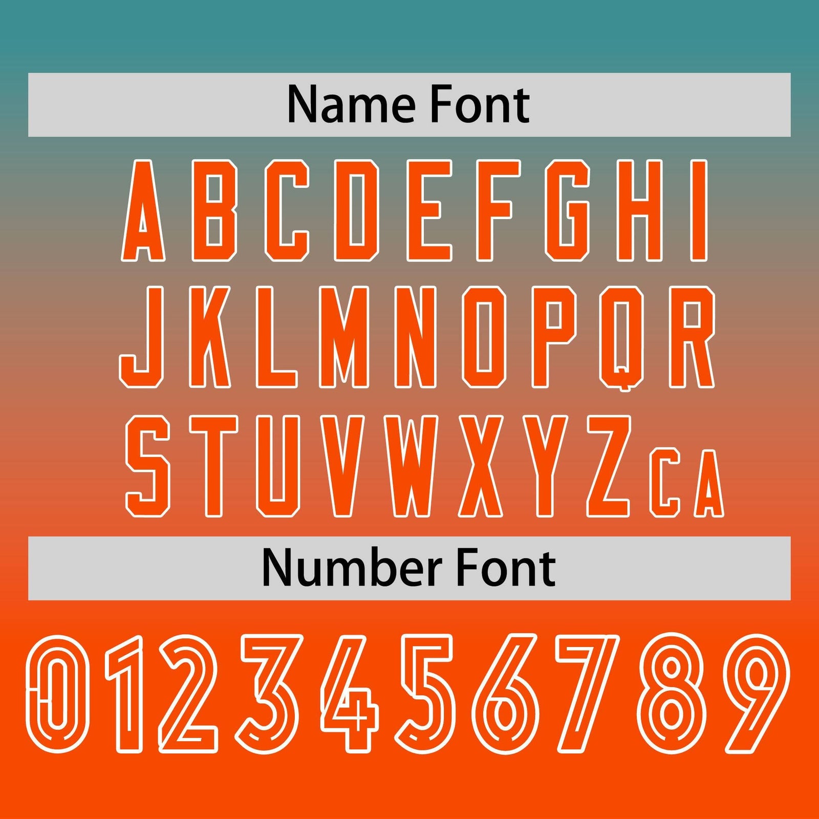 Custom Aqua-Orange Gradient Fashion Design Long Sleeve Performance T-Shirt