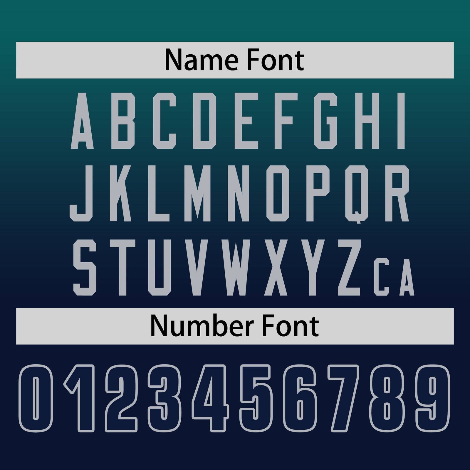 Custom Aqua-Navy Gradient Fashion Design Long Sleeve Performance T-Shirt