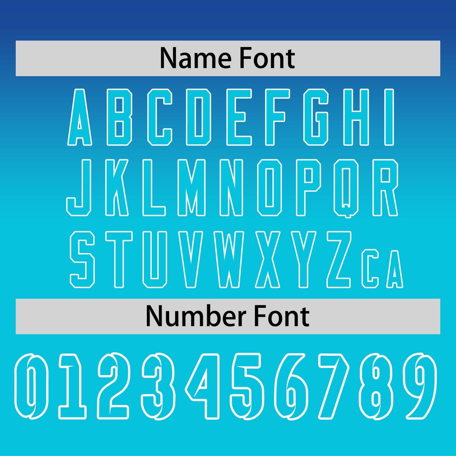 Custom Royal-Sky Blue Gradient Fashion Design Long Sleeve Performance T-Shirt