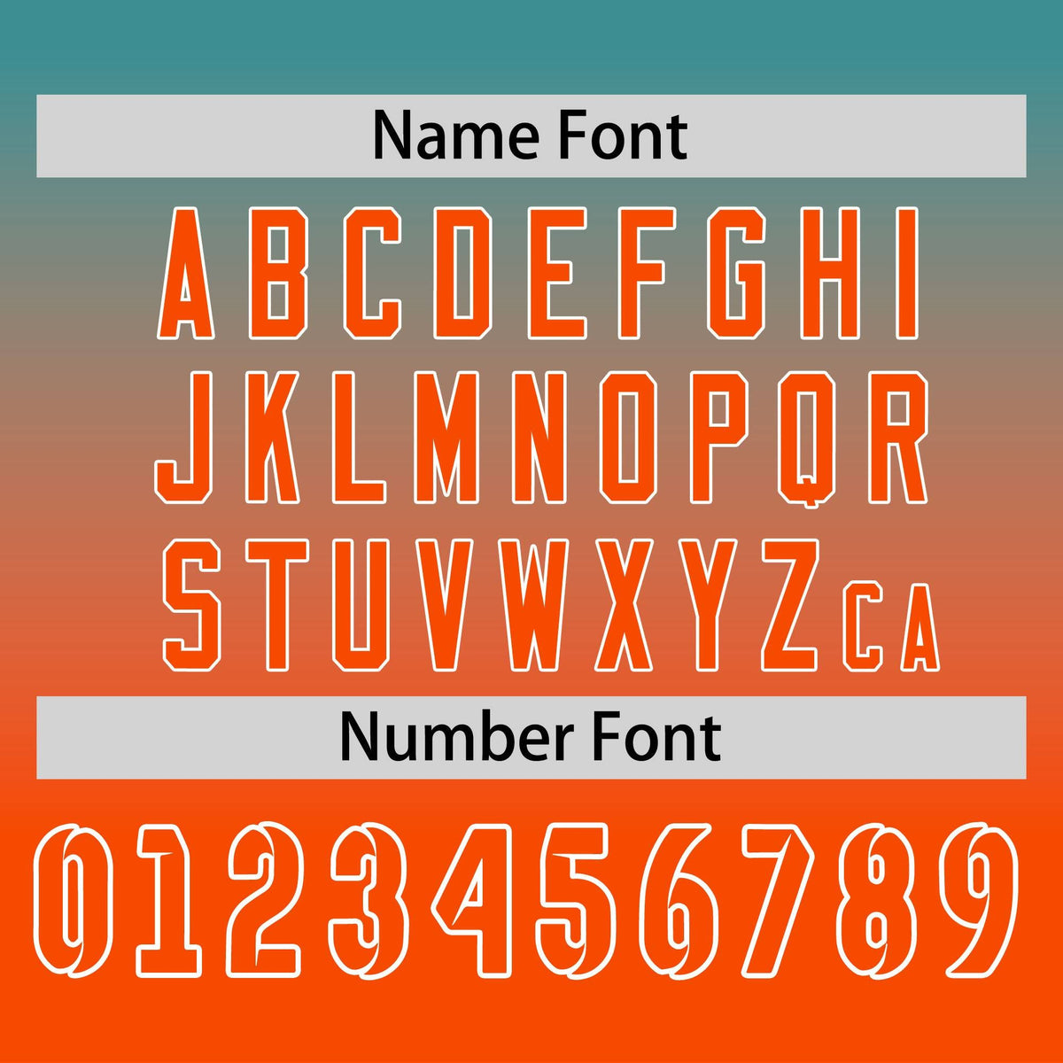 Custom Aqua-Orange Gradient Fashion Design Long Sleeve Performance T-Shirt