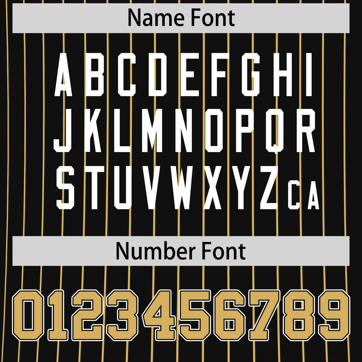 Custom Old Gold Black White Reversible Stripe Fashion T-shirt| KXKSHOP