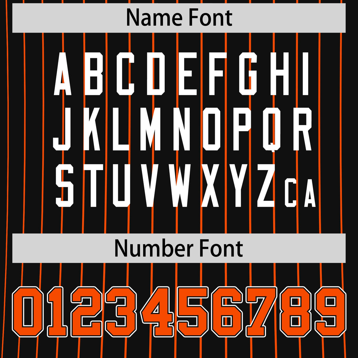 Custom Orange Black White Reversible Stripe Fashion T-shirt| KXKSHOP