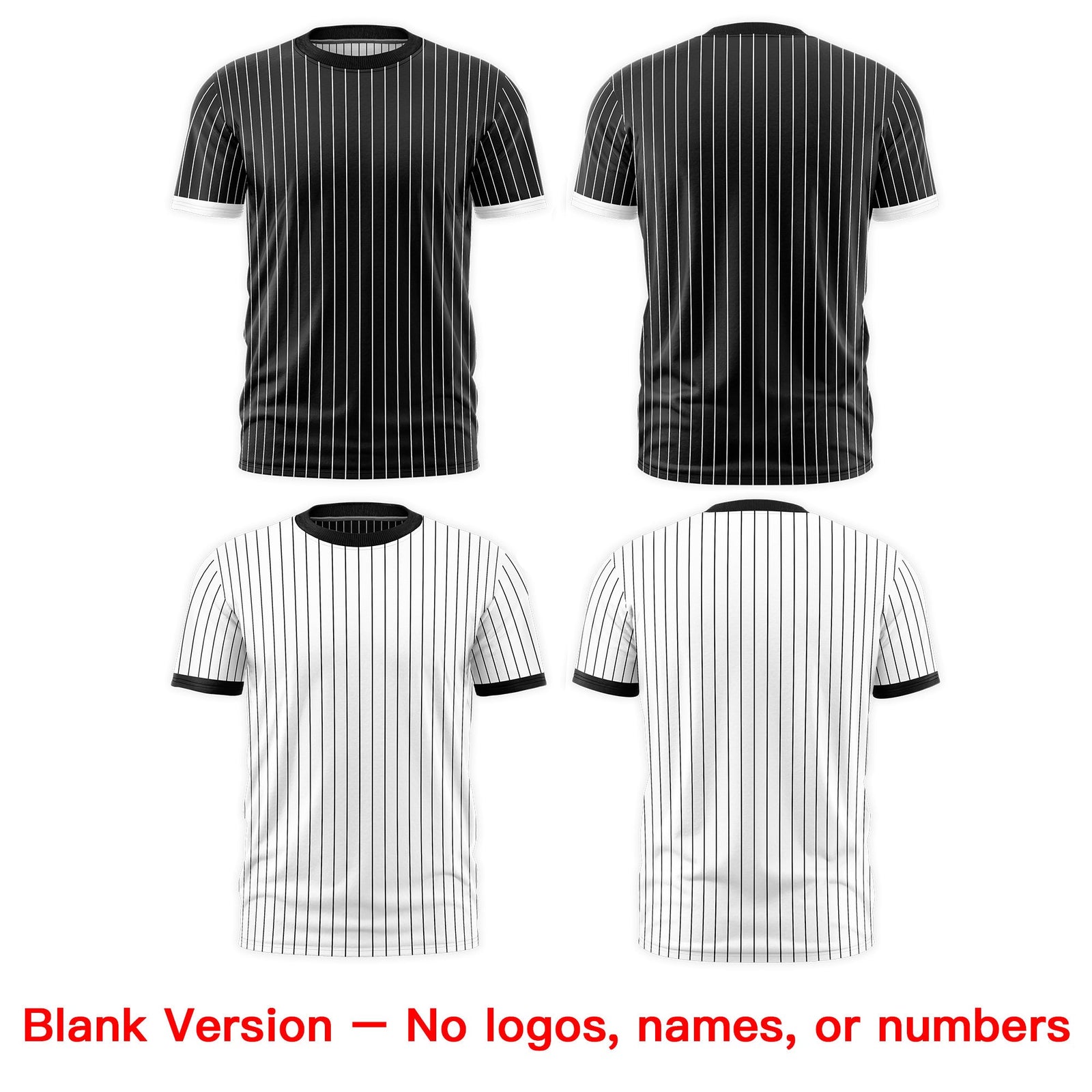 Custom White Black Silver Reversible Stripe Fashion T-shirt| KXKSHOP