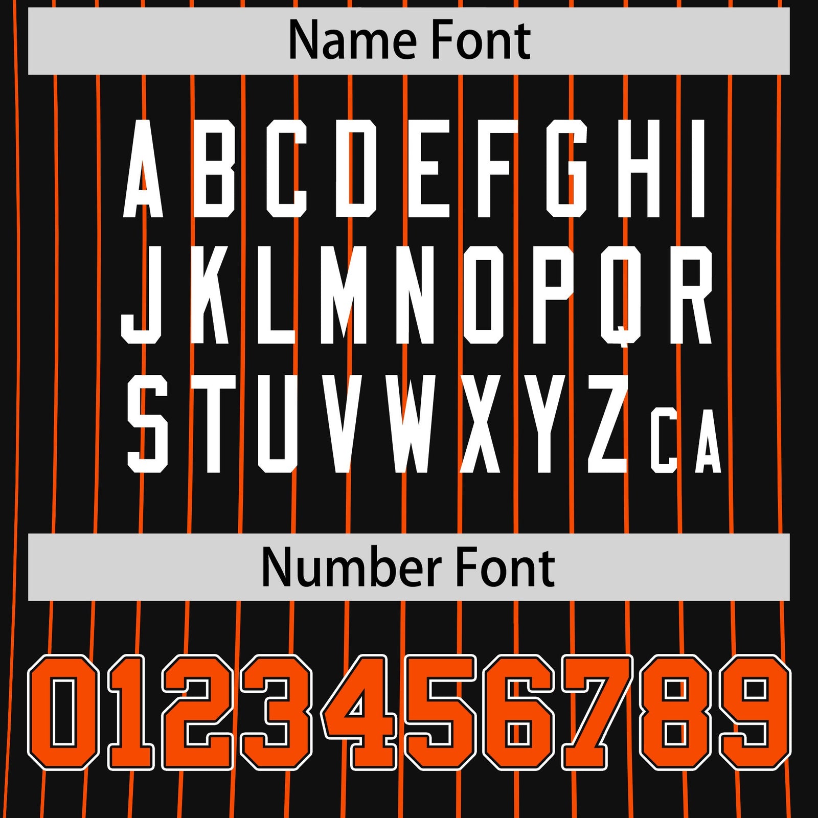 Custom Orange Black White Reversible Stripe Fashion T-shirt| KXKSHOP