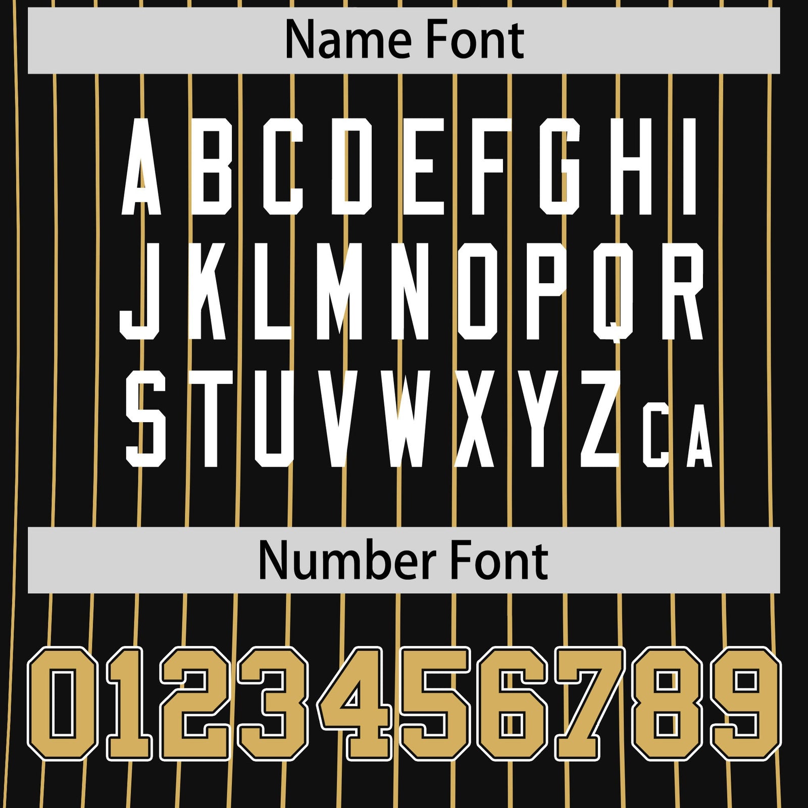 Custom Old Gold Black White Reversible Stripe Fashion T-shirt| KXKSHOP