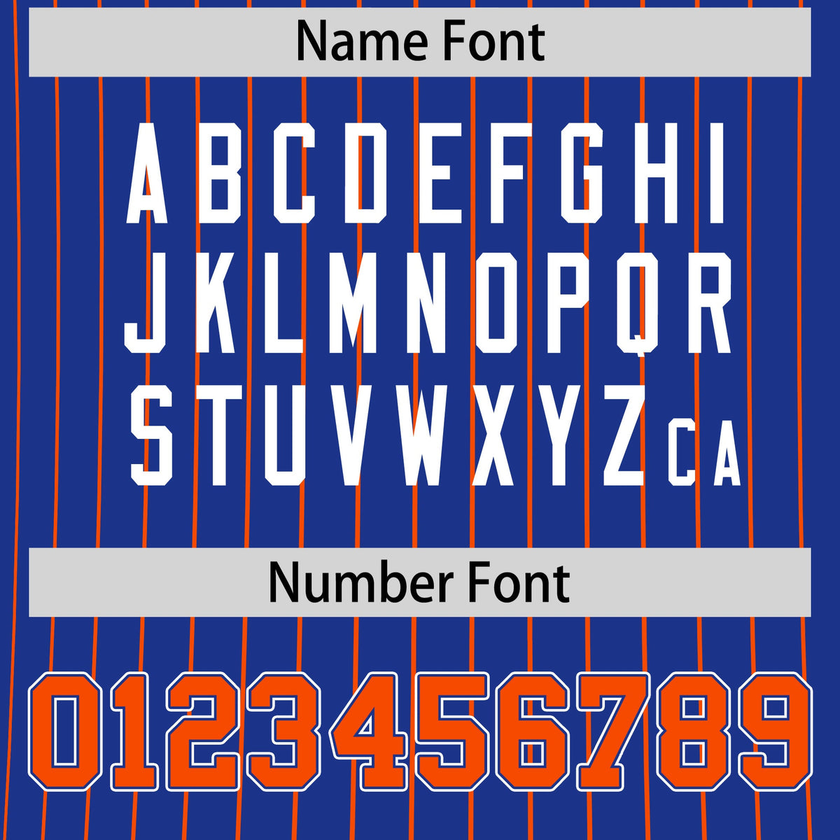 Custom Orange Royal Blue White Reversible Stripe Fashion T-shirt| KXKSHOP