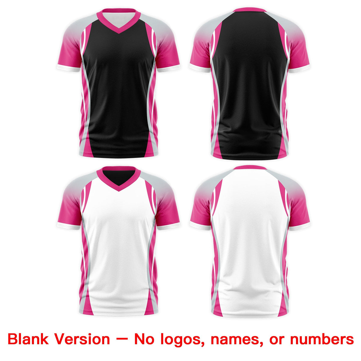 Custom Black Gray Rose Red Reversible Breathable T-shirt| KXKSHOP