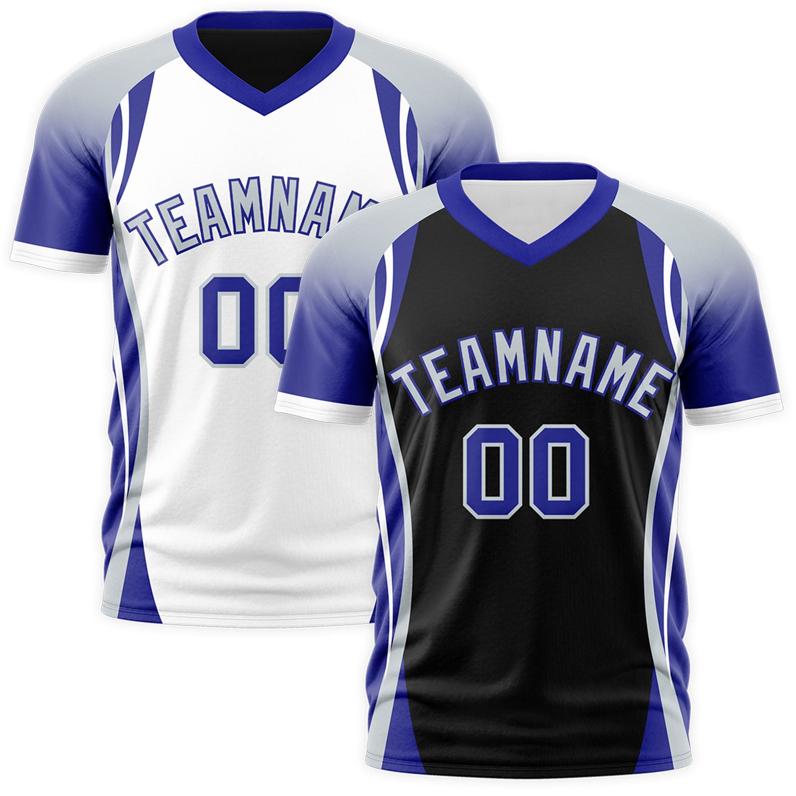 Custom Black Gray Royal Blue Reversible Breathable T-shirt| KXKSHOP