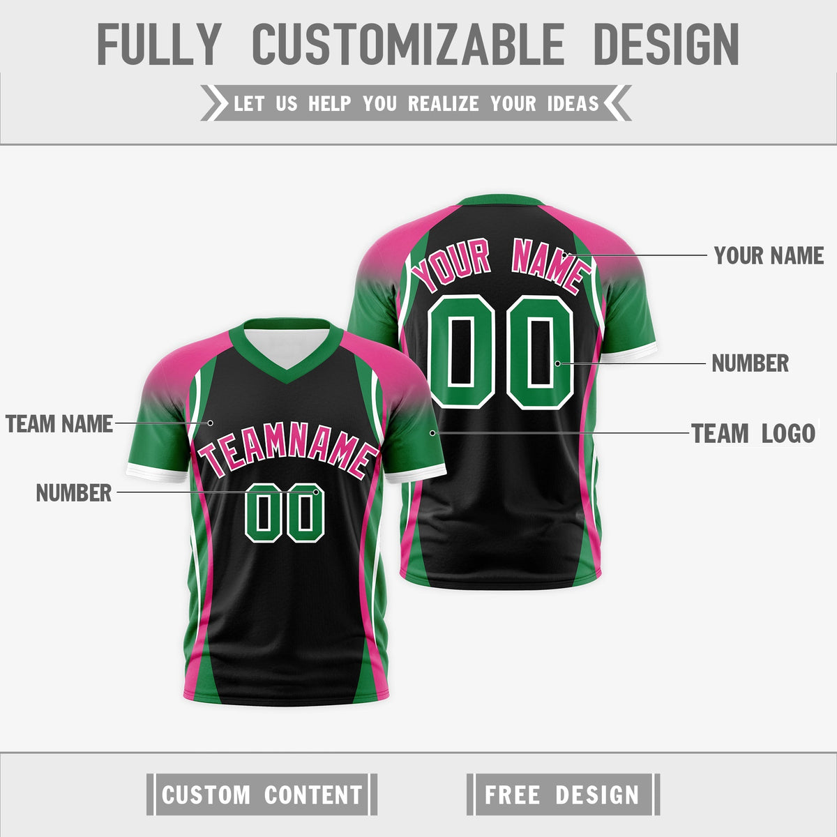 Custom Black Rose Red Kelly Green Reversible Wrinkle-Resistant T-shirt| KXKSHOP
