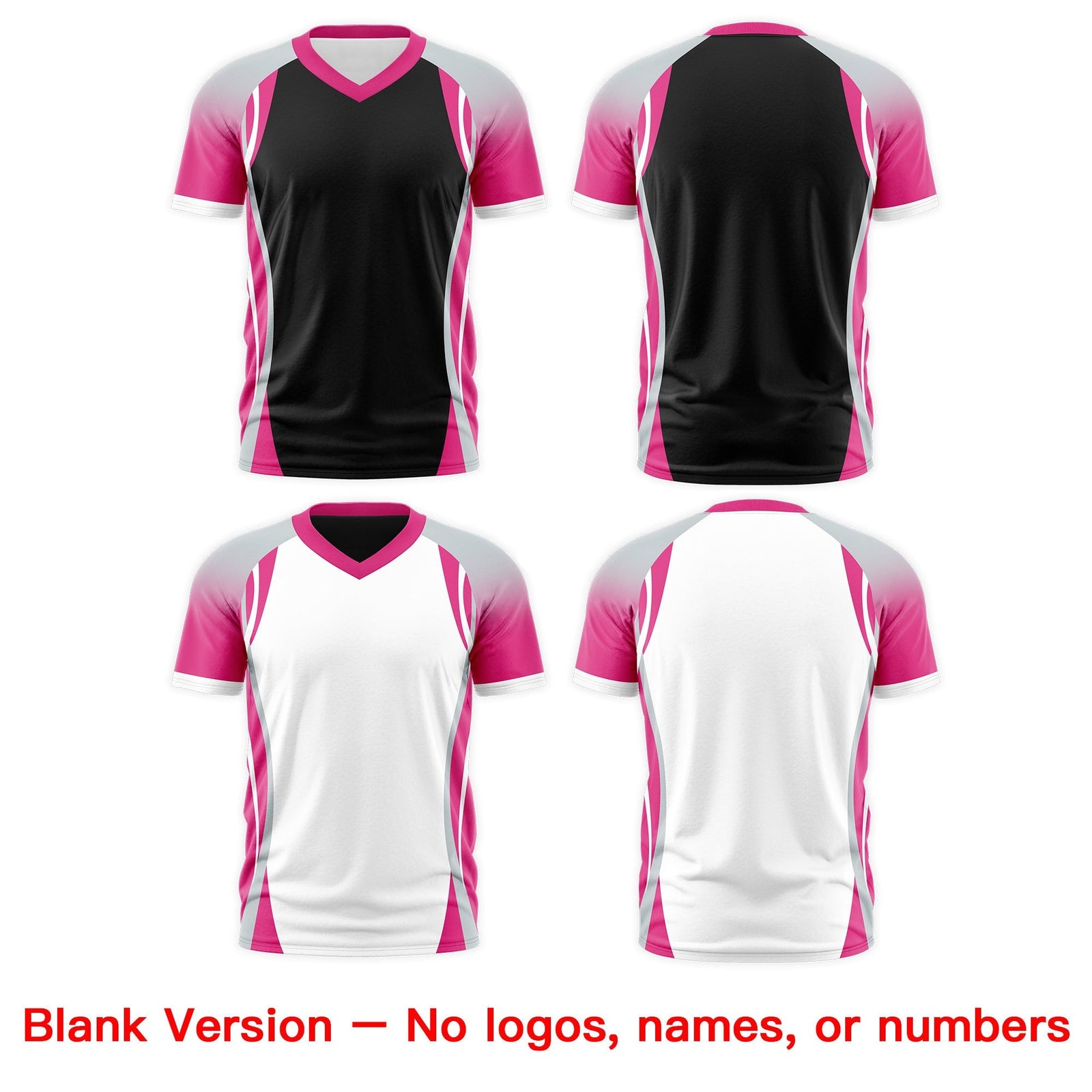Custom Black Gray Rose Red Reversible Breathable T-shirt| KXKSHOP