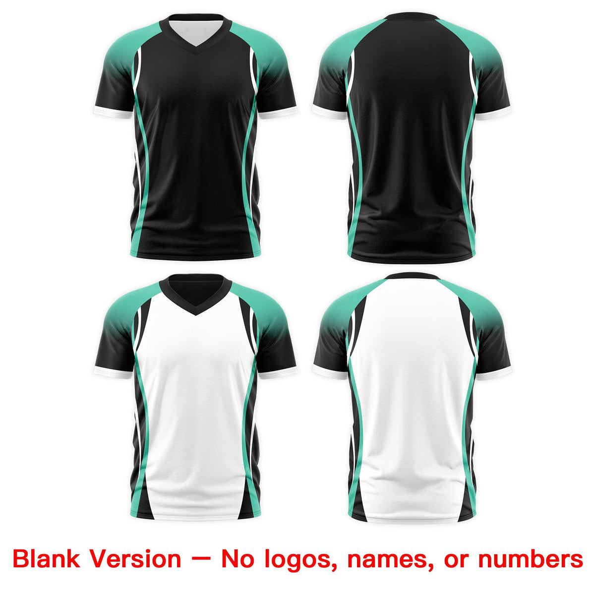 Custom Black Bright Green White Reversible Breathable T-shirt| KXKSHOP